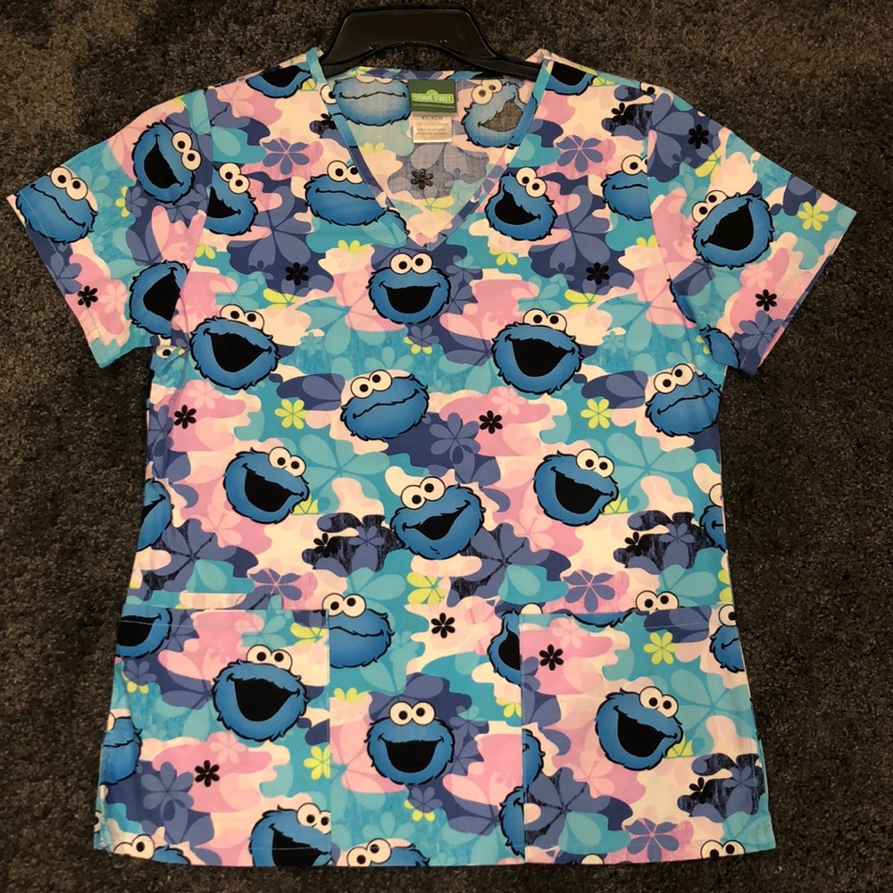 Scrub top, size XS